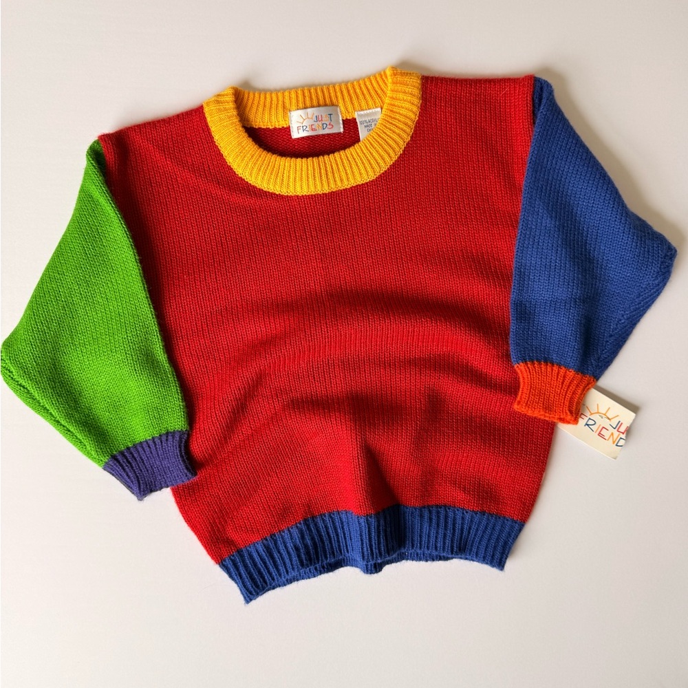 Vintage Colorblock Sweater